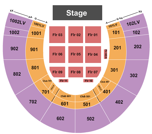 Forest Hills Stadium Forest Hills Seating Chart
