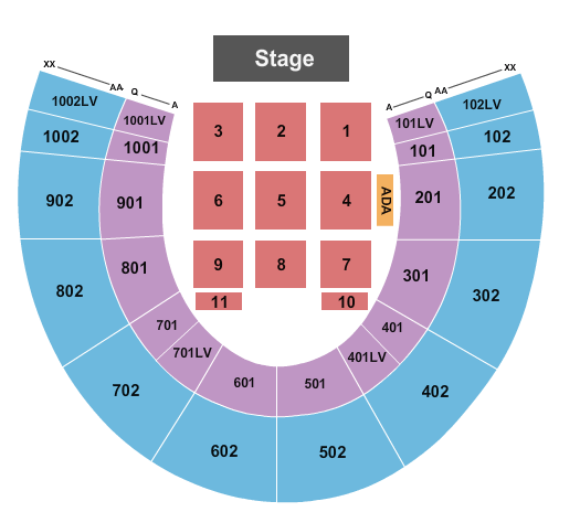 Forest Hills Stadium Forest Hills Seating Chart